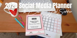 2020 social media planner and business goal setter