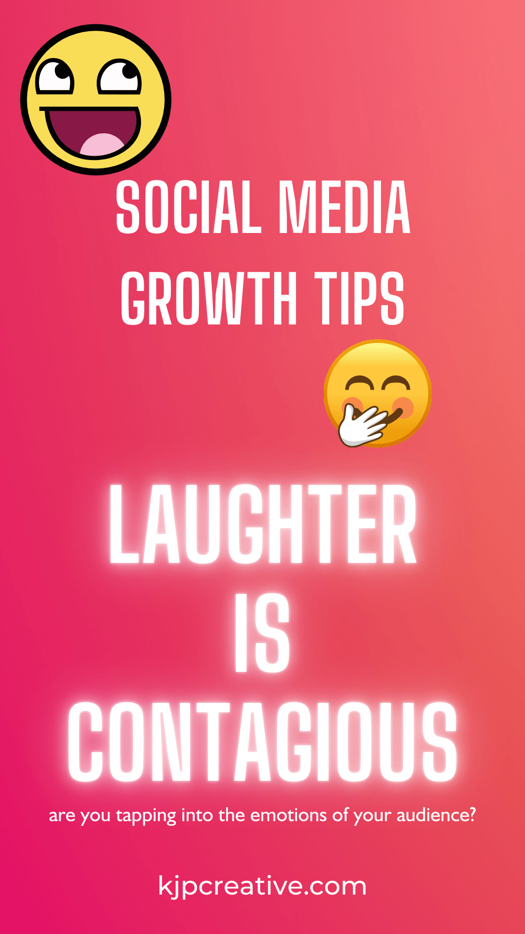 Grow your social media channels by tapping into the emotions of your readers - make them laugh!